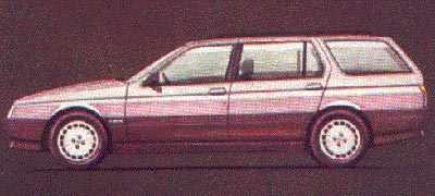 Geplant aber leider nie gebaut: Alfa 164 Sportwagon